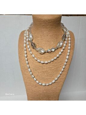 Vintage 2-Piece Glass Bead Necklaces